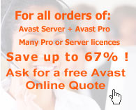 Request an Avast quote online